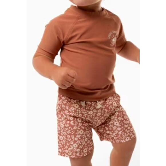 NWT Modern Moments Toddler Boys Rashguard and Swim Trunks 12M - Picture 11 of 11